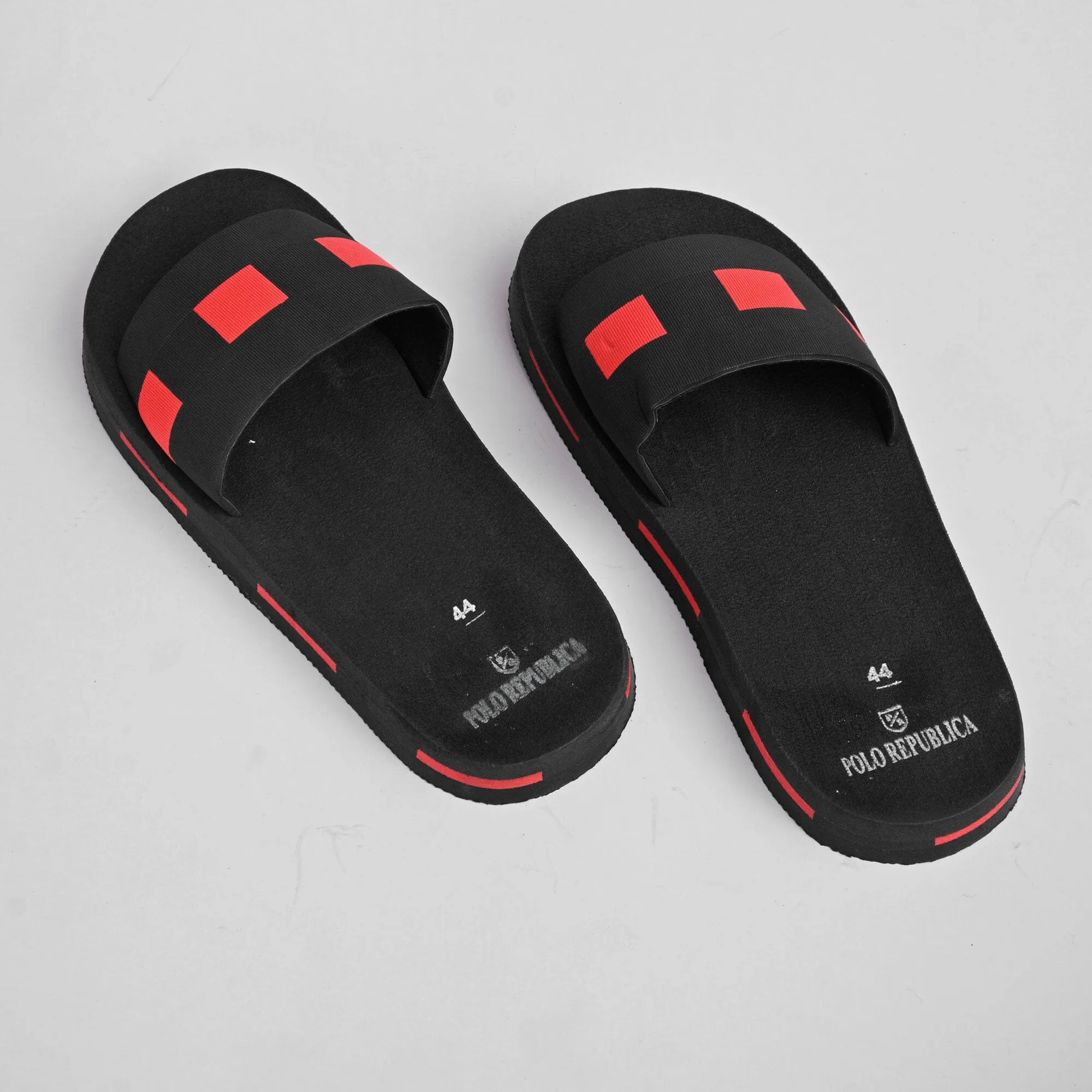 Polo Republica Men's Dots Design Soft Slides
