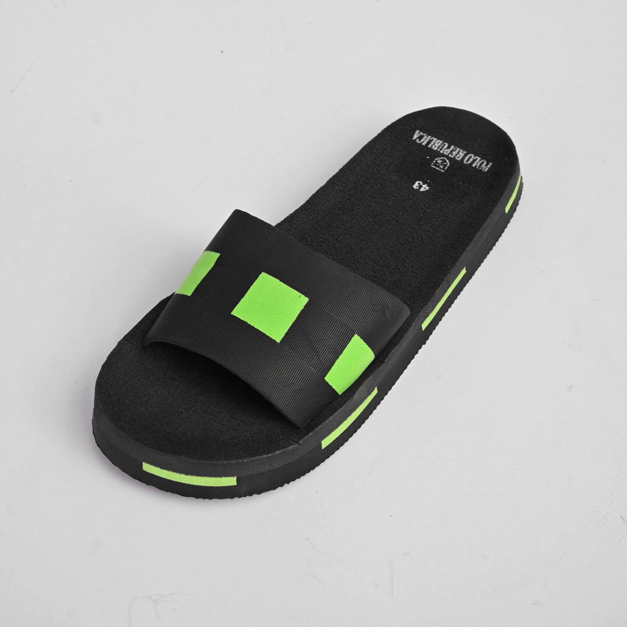 Polo Republica Men's Dots Design Soft Slides