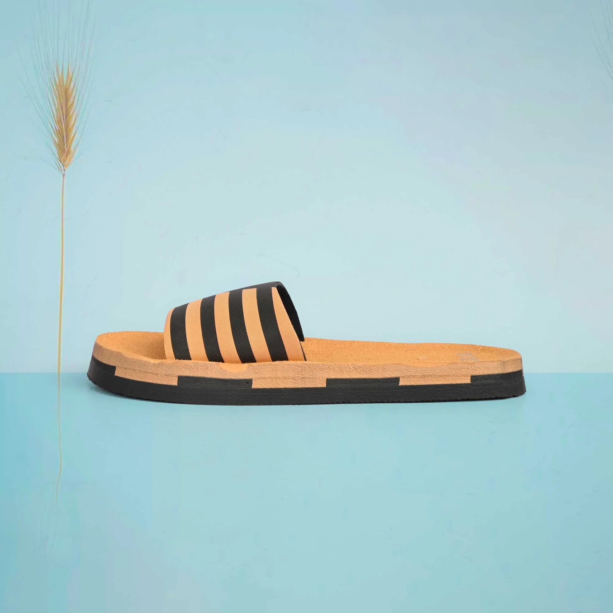Polo Republica Men's Striped Design Soft Slides