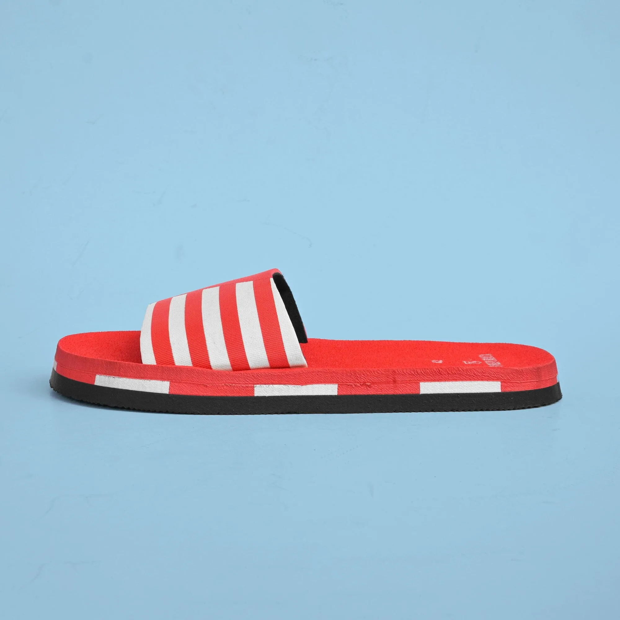 Polo Republica Men's Striped Design Soft Slides