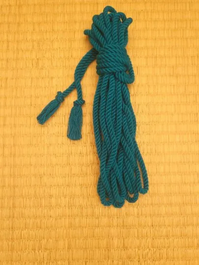 "Cyan" Shibari Bondage Rope in Bamboo