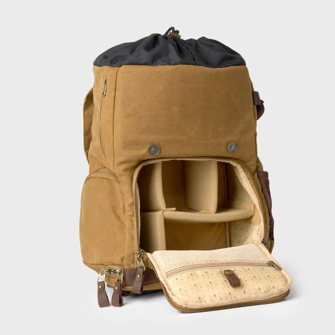 Roe - Waxed Canvas Adventure Backpack