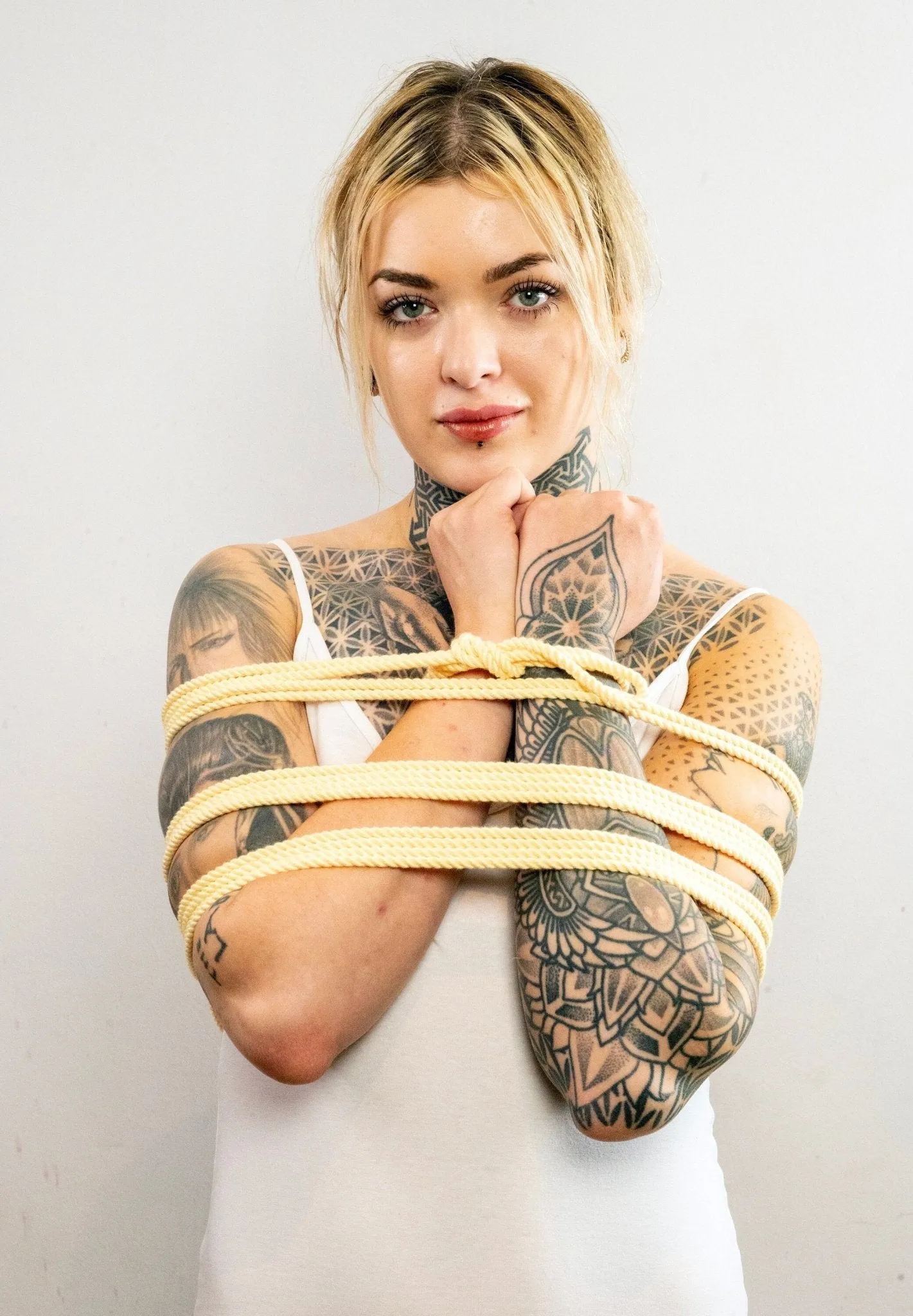 Sherbert Lemon Bondage Rope made with Bamboo