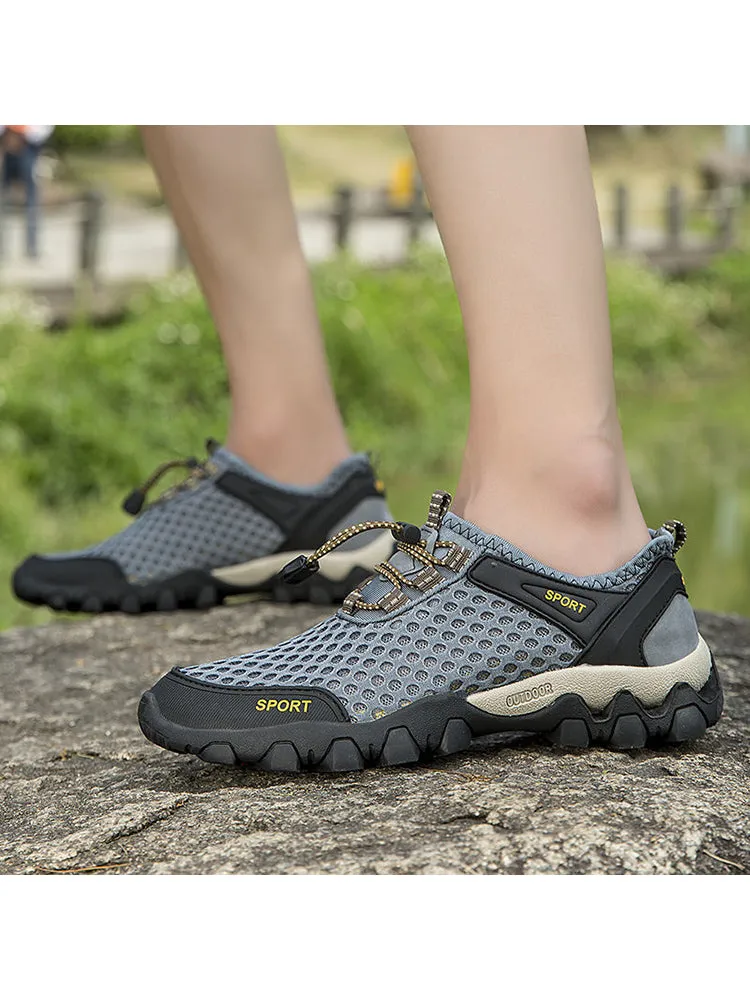 Summer Outdoor Breathable Wading Anti-Slip Soft Sole Sporty Water Shoes