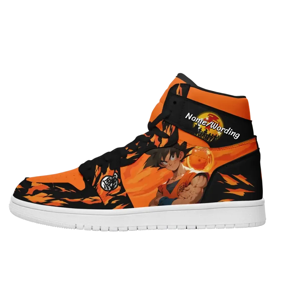 Supporting Personalization of Names and Images on Black and White Laces Embark on Your Anime Adventure ,AJ1H-23020172