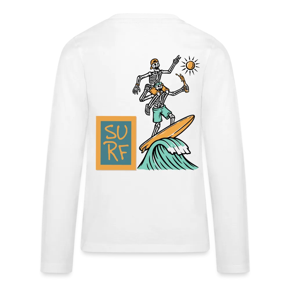 Surfing Fun Long Sleeve T-Shirt for Kids, Surfing Tee