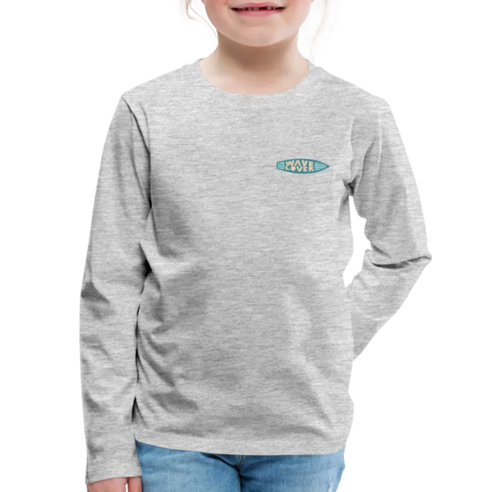 Surfing Fun Long Sleeve T-Shirt for Kids, Surfing Tee
