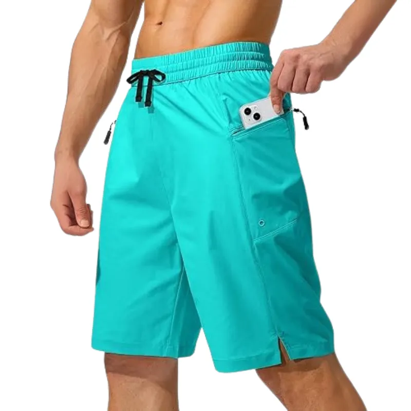 Swimming Shorts Zipper Pockets