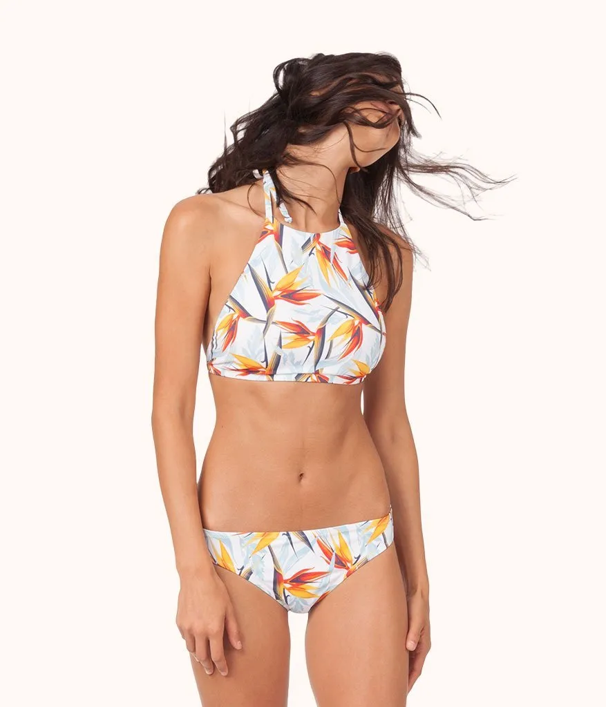 The Swim High-Neck Halter: Day Break Print