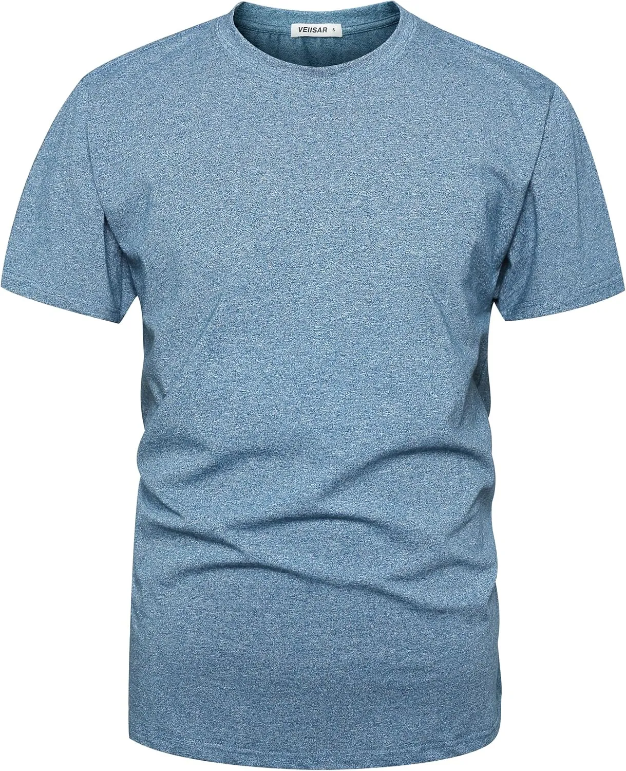 VEIISAR Crew Neck Tees Premium Men's T-Shirts - Soft and Fit Mens T-Shirt - Casual Stylish Tee for Men S - 4XL