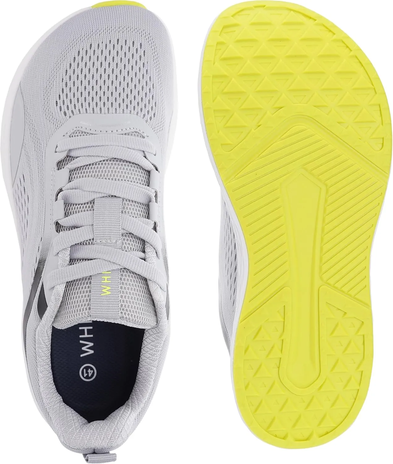 WHITIN Men's Zero Drop Running Shoes   Wide Toe Box